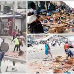 blocked the lagos-abeokuta expressway hausa police shot in the air market