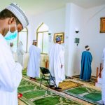 Buhari, Others Observe Jumaat Prayers At Aso Villa (Photos)