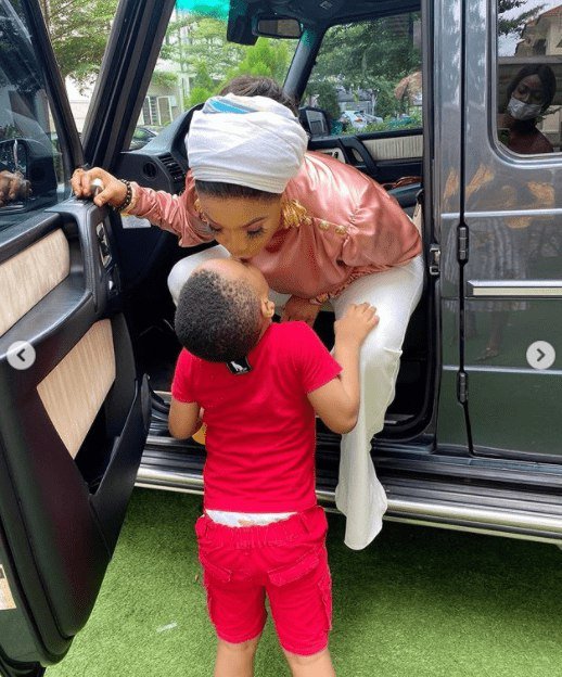 “I am Jealous Of The Relationship My Son Has With His Nanny” - Tonto Dikeh