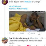 Mixed Reactions Over Ozo's Love Notes To Nengi