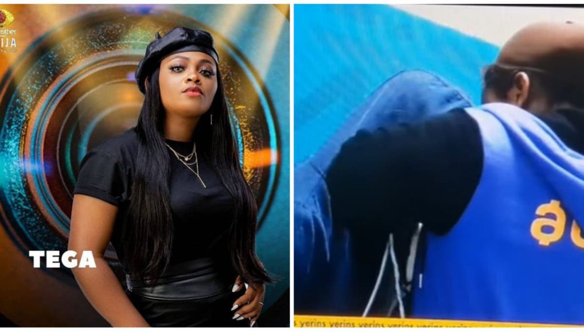 BBNaija: Nigerians Blast Tega For Allowing Saga Suck Her Breast