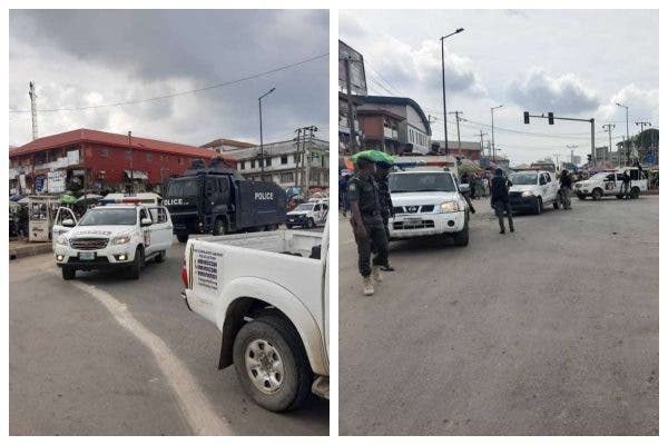 EndSARS Memorial: Lagos Police In Show Of Force (Photos)