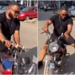 BBNaija Winner, Whitemoney Goes Back To His ‘Roots’, Rides Okada