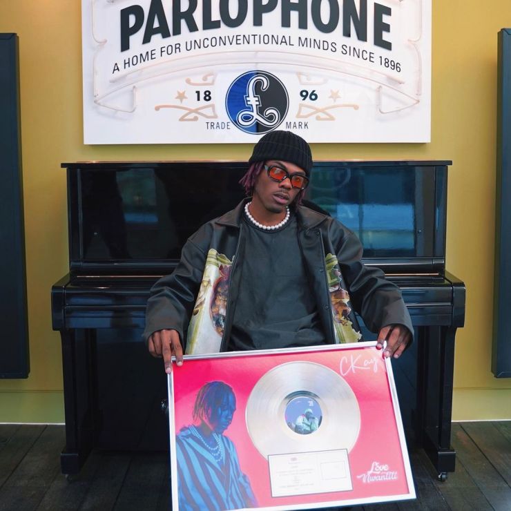 Singer Receives First BRIT Certified Silver Plaque For ”Love Nwantiti” Song