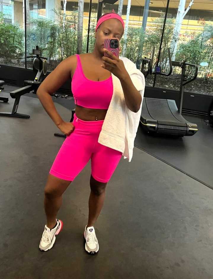 DJ Cuppy Cries Out As She Begins Workout Regime