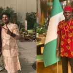 See What Shehu Shagari’s Grandson, Bello Said To Nigerian Youths As He Rocks Isi-Agu