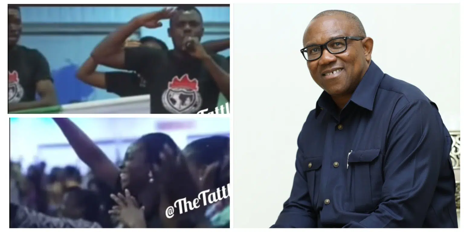 Winners Chapel Youths Pledges To Be ‘Obidient’, Throws Weight Behind Peter Obi (Video)