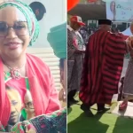 Moment Peter Obi’s Wife, Margaret Stormed IBB Square For Husband