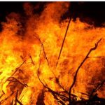 Fire Guts Enugu Timber Market