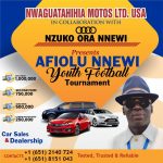 Afiaolu Nnewi Festival: Nwaguatahihia Set Aside Millions Of Naira For Football Tournament