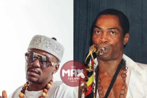 Konga speaking about the Konga and Fela connection during a radio interview on African music and legacy.
