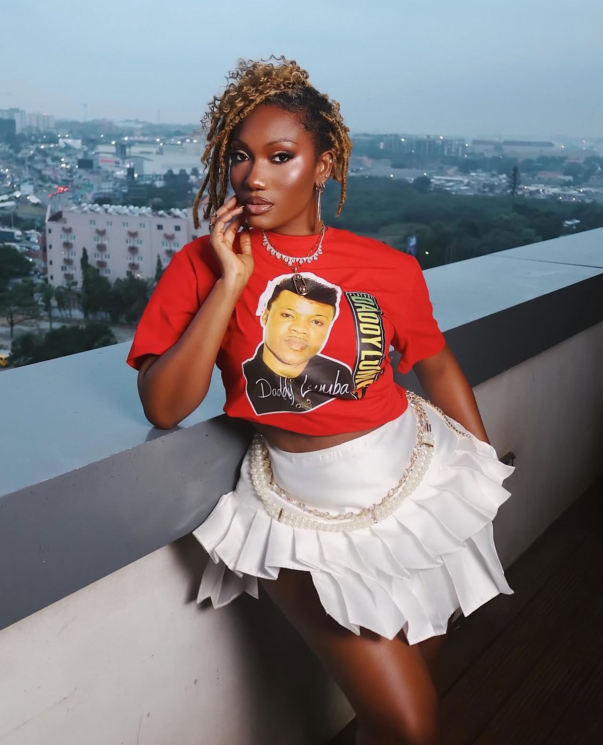 Wendy Shay discussing her body confidence and personal growth during a candid interview.